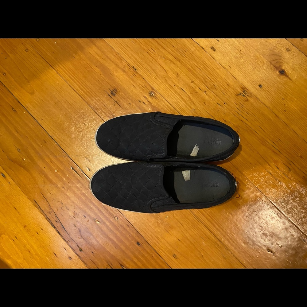 Black slip on shoes